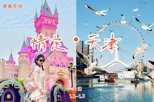 1.2-3元旦2日【情定•天津】80-03单身相约方特新年戏剧节-滨海图书馆-五大道-意式风情街｜TOP网红景点一网打尽