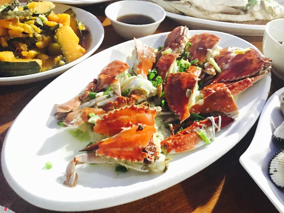 实物是超级大的螃蟹