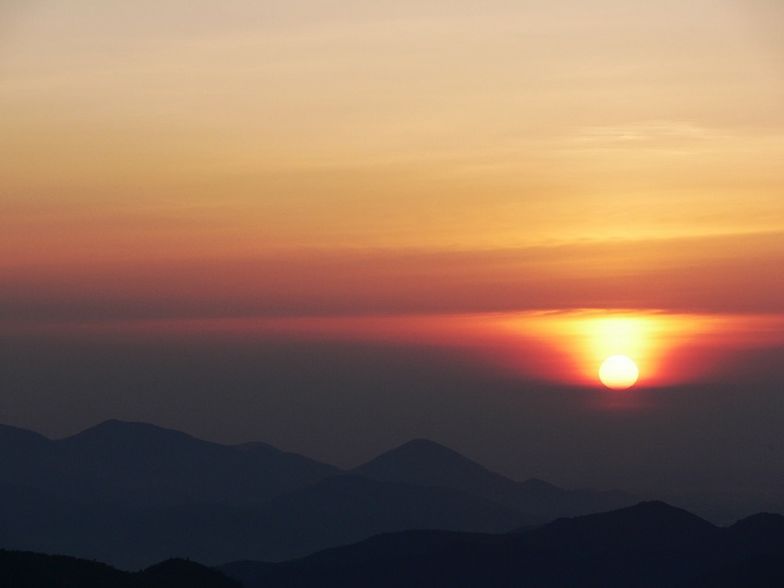 莫干山日出半程马拉松