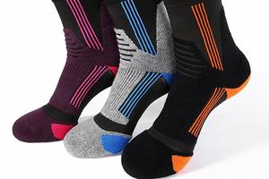 肌动MSW01专业户外马拉松跑步登山徒步速干运动压缩袜加厚毛巾底袜子