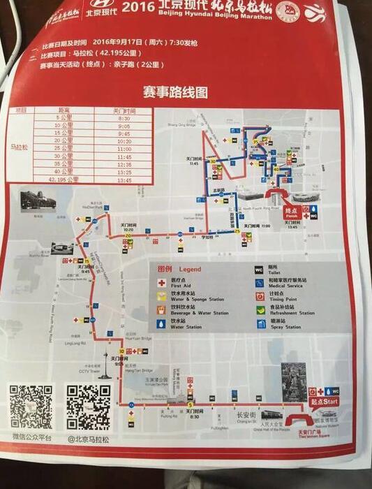 网传北马路线图.