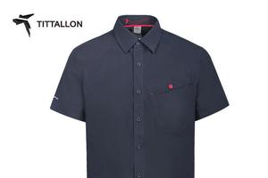 男士M4042B速干四面弹短袖衬衫 吸湿透气抗UV