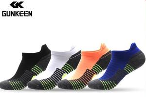 钢枪专业马拉松跑步袜子男速干薄款毛巾底透气篮球运动袜男