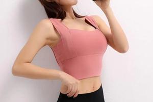 运动内衣女防震跑步瑜伽背心外穿聚拢定型高强度速干美背健身文胸