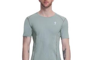 吉卡乐男士5色夏季跑步速干短袖训练凉感超轻 夜跑晨跑马拉松短袖