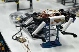（余3）走读营【仿生四足机器狗3日】5.2-4/暑假7.14-16/8.4-6用代码“唤醒”一只会思考的机器狗