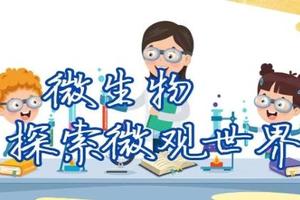 【走进微生物的世界】12.20/1.1/10/18从宏观到微观 科学好少年 国家重点实验室研学