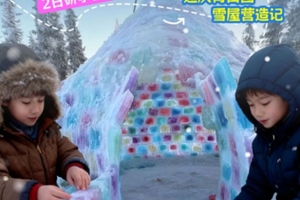 不出京，元旦单飞【化身冰雪建筑师2日营】1.2-3让孩子从零造出一座真雪屋，共筑冬日发光记忆