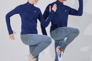 ZHEYIDAO2025新款速干衣T恤男女吸湿训练健身服半开拉链