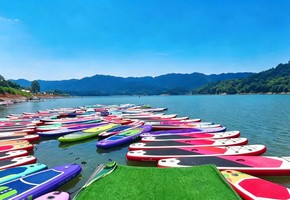 周六日·玩水89元【万绿湖桨板】夏日清凉桨板天花板：客家特色农家菜
