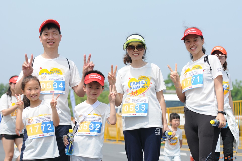 2018家庭马拉松上海顾村公园站