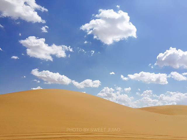 '超级帅的车车。去腾格里沙漠一定要坐这种越野车穿越沙漠边缘。有点风，沙子很烫。开始自拍模式_腾格里沙漠'的评论图片