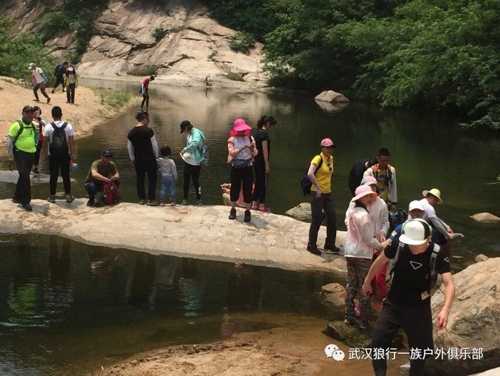 2018年6月3号相约大悟九女潭.来个湿鞋不湿身的清凉活动