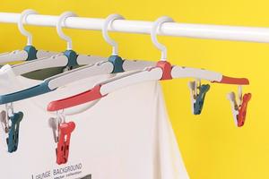 折叠衣架便携旅游出差神器旅行宾馆可挂伸缩式晾衣服带夹子多功能