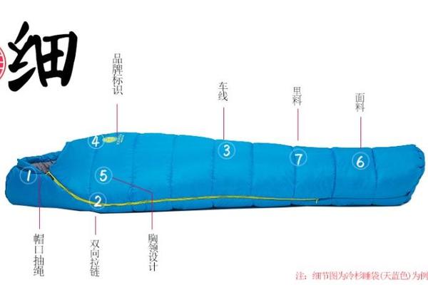 Highrock天石 型号：落叶松 户外女款成人木乃伊棉睡袋