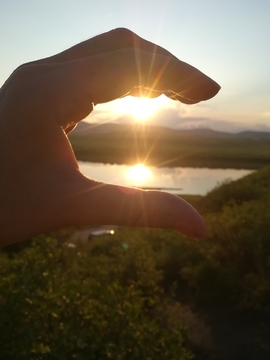 2019.07.05呼伦贝尔之额尔古纳河畔日落