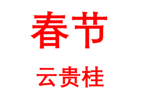 春节广东/深圳自组，云南/贵州/广西汇总