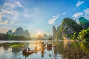 3月27 阳朔踏青 遇龙河拍油菜花- 深圳出发