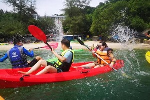 【大鹏1天】杨梅坑环海绿道、鹿嘴山庄人鱼洞无敌海景、大澳湾沙滩海泳戏水、趣味皮划艇、落日夕阳一天