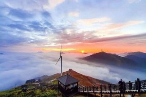 【清远】广东冰雪王国云冰山冰雪雾凇、云海、风车、万山朝王、油岭瑶寨徒步、瑶族篝火长桌宴二天