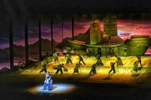 新晋潮玩网红打卡--佛山西樵宋城演艺《广东千古‬情》纯玩一日游