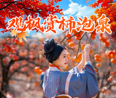 从化上罗村千亩柿子海、艾米稻香小镇赏稻，岭南红叶世界赏枫、天空之境美拍、高山茶园、入住温泉酒店浸泡纯正真温泉二天