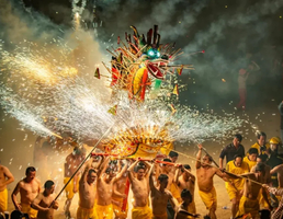 【元宵节】梅州丰顺非遗烧火龙、万佛园、揭阳古城进贤门、揭阳学宫、城隍庙等二天