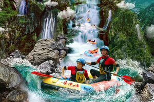 【清远】清远漂流之王--黄腾峡漂流、天门悬廊、黄腾十八瀑一日游