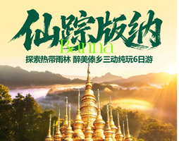【暑假.西双版纳】昆明抚仙湖 野象谷 原始森林公园 中科植物园 傣族园休闲6日游