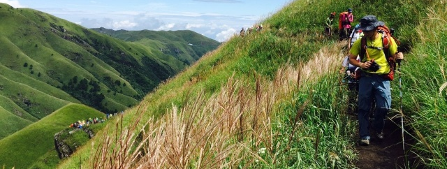 55户外轻装徒步武功山