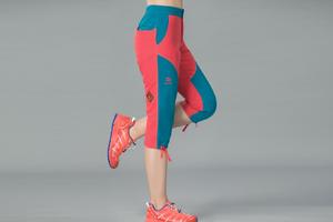 凯乐石女款棉感速干攀岩七分短裤KG520053 休闲运色短裤KG520054