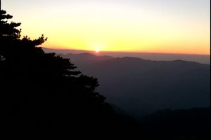 黄山日出