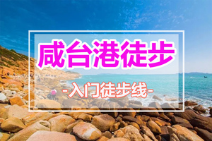 每周六日出发【咸台港】徒步小众原始海岸线，漫步超长海滩、攀爬礁石，听海拾贝