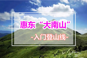 春日踏青计划【惠州绿色大南山1天】广东版武功山，徒步穿越迷人高山草甸1天-