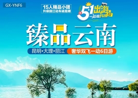 臻品云南丨昆明 大理 丽江 奢华6日游（5钻15人小团）