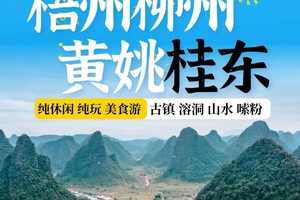 端午【柳州+黄姚3天】广西龙城柳州嗦粉，鹿寨喀斯特奇观，梧州骑楼城，千年黄姚古镇3日休闲之旅