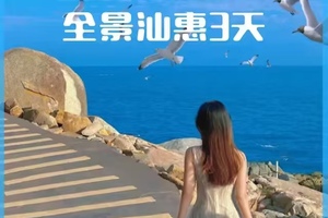 端午【全景汕惠3天】小众海滩冲浪、SUP板，盐洲岛赶海、出海捕鱼，畅游双月湾、海龟湾，打卡增城绿野仙踪、入住海景房