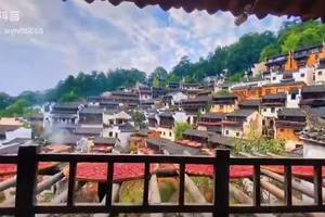 最美江西篁岭晒秋