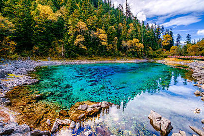 【最美九寨】九寨沟黄龙风景区4天3晚旅行团建