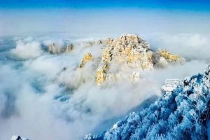 ｜白石山｜免门票の太行奇山-雾凇云海-走绝壁栈道-云雾缭绕步入仙境！