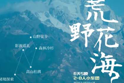 荒野花海·云南MINI｜6日｜2-8人｜沿横断山脉攀登一场立体春天，九十九龙潭/千湖山秘境，双重计划探索滇西北，丽江