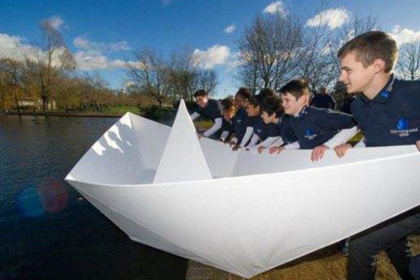 【纸船过河 手工大赛】白门山水上主题团建