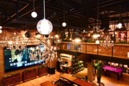 【复古温馨轰趴 LOFO复式装修风格】望京店 嗨团建