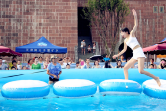 【白门山水上闯关拓展+骑行】水上团队建设