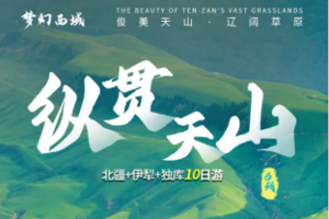 【北疆伊犁】6-9月纵贯天山私家团 | 10天9晚畅游北疆伊犁！
