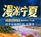 【漫游宁夏】银川+中卫+腾格里沙漠纯玩休闲游