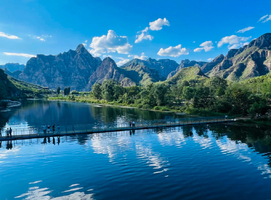 1天｜十渡戏水｜十渡欢乐一日行の孤山寨溯溪-潮流聚龙湾-八仙溶洞-高山漂流-自助烧烤BBQ