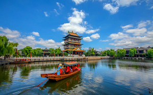 清明2天 [台儿庄古城] 天下第一庄的日与夜の徜徉庄里油菜花海-孔子博物馆了解孔子的一生