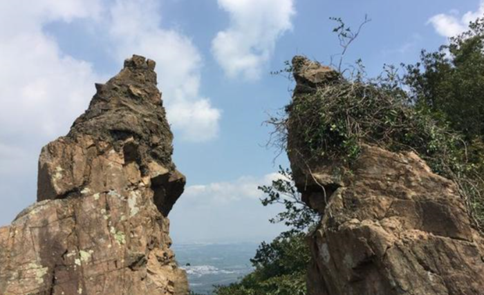 奉化笔架山穿越,感受惊险奇绝美风景