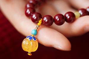 【尚友商城•朱砂-紫砂手串】年末宜带朱砂，紫金砂心经手串和朱砂小南瓜精致手串!